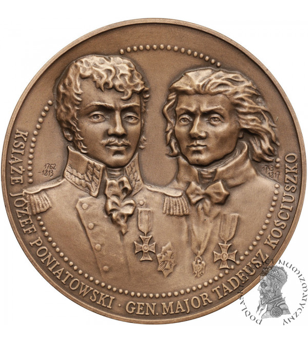 Polska Medal 1992 Książę J Poniatowski Gen Major T Kościuszko