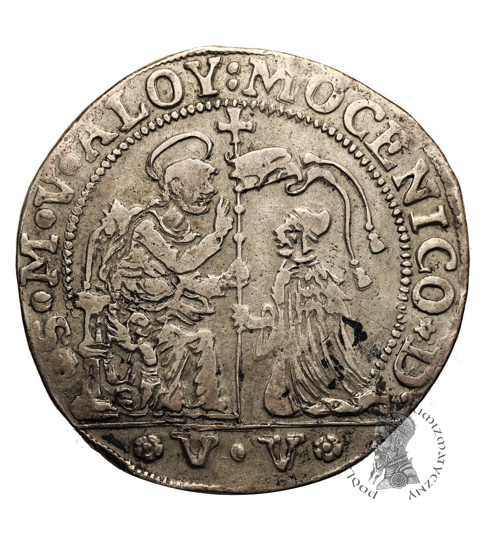 Italy. Venice, Alvise IV Mocenigo (1763-1778). Ducato no date (c. 1775) sigle V. V.