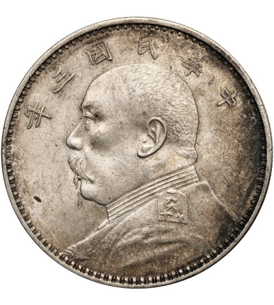 Chiny, Republika. Dolar (Yuan Shih Kai Dollar), rok 3 (1914 AD)