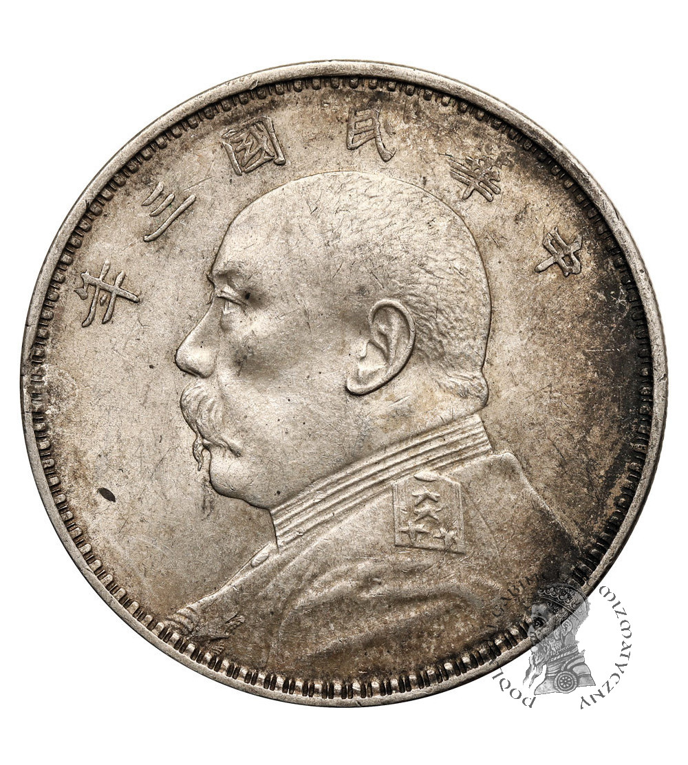 Chiny, Republika. Dolar (Yuan Shih Kai Dollar), rok 3 (1914 AD)