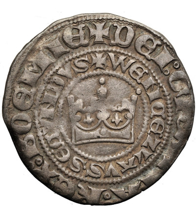 Czechy / Polska. Wacław II Czeski 1278-(1300–1305). Grosz praski bez daty, Kutná Hora