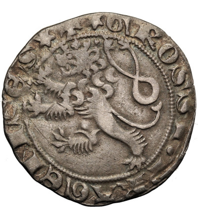 Czechy / Polska. Wacław II Czeski 1278-(1300–1305). Grosz praski bez daty, Kutná Hora