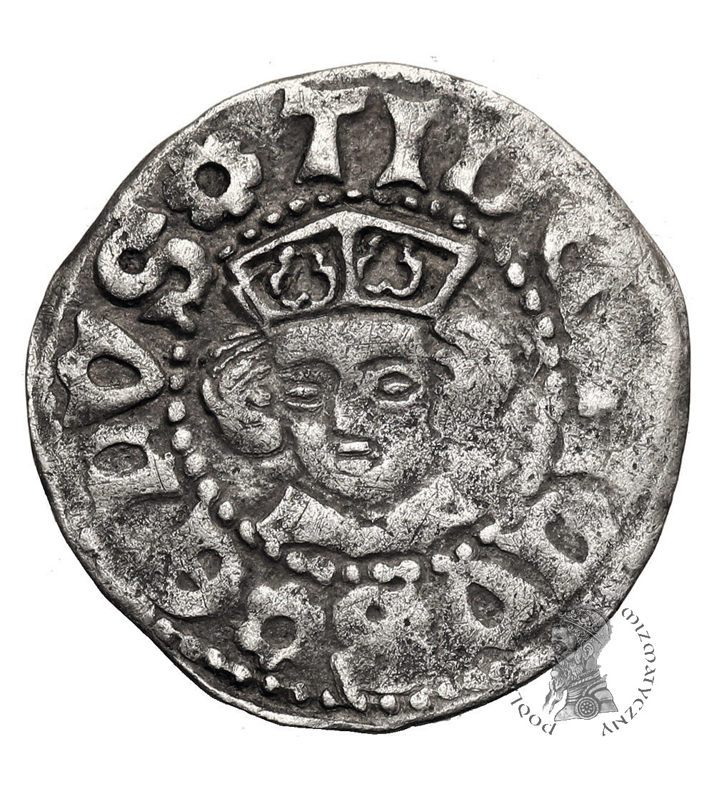 Livonia. Bishopric of Dorpat, Dietrich IV Resler (1413-1441). AR Schilling (Artig) ND (c. 1422-1441), Dorpat (Tartu) Mint