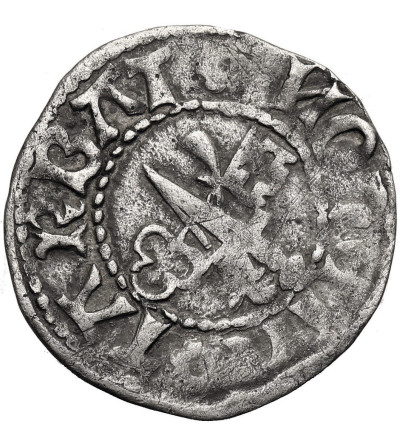 Livonia. Bishopric of Dorpat, Dietrich IV Resler (1413-1441). AR Schilling (Artig) ND (c. 1422-1441), Dorpat (Tartu) Mint