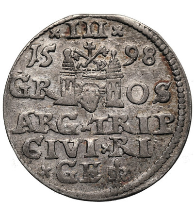 Polska. Zygmunt III Waza, 1587-1632. Trojak (3 grosze) 1598, mennica Ryga