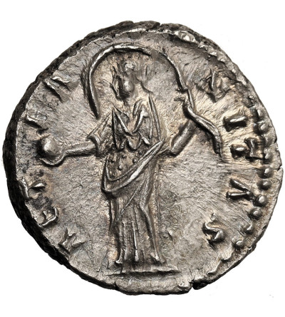 Rzym Cesarstwo. Faustyna Starsza, 138-141 AD. Denar, mennica Rzym - AETERNITAS