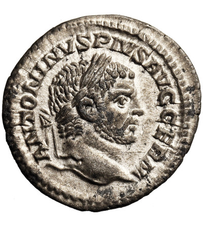 Rzym Cesarstwo. Karakala 198-217 AD. AR Denar, 216 AD, mennica Rzym