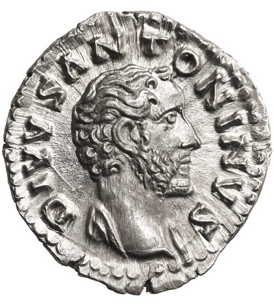 Roman Empire. Marcus Aurelius, 161-180 AD. AR Denarius, 161 AD, Rome Mint - DIVUS ANTONINUS