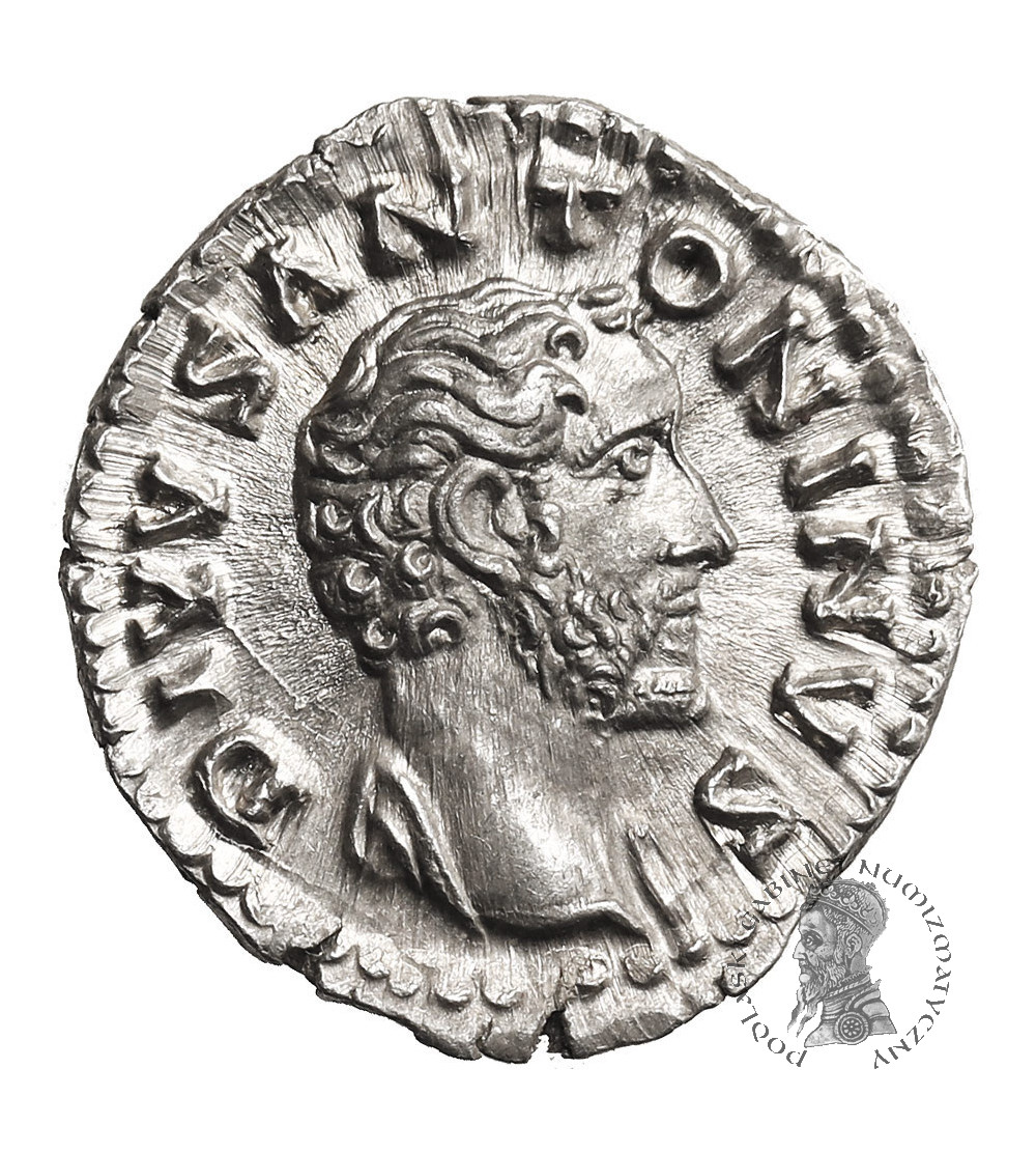 Rzym Cesarstwo. Marek Aureliusz, 161-180 AD. AR Denar, 161 AD, mennica Rzym - DIVUS ANTONINUS