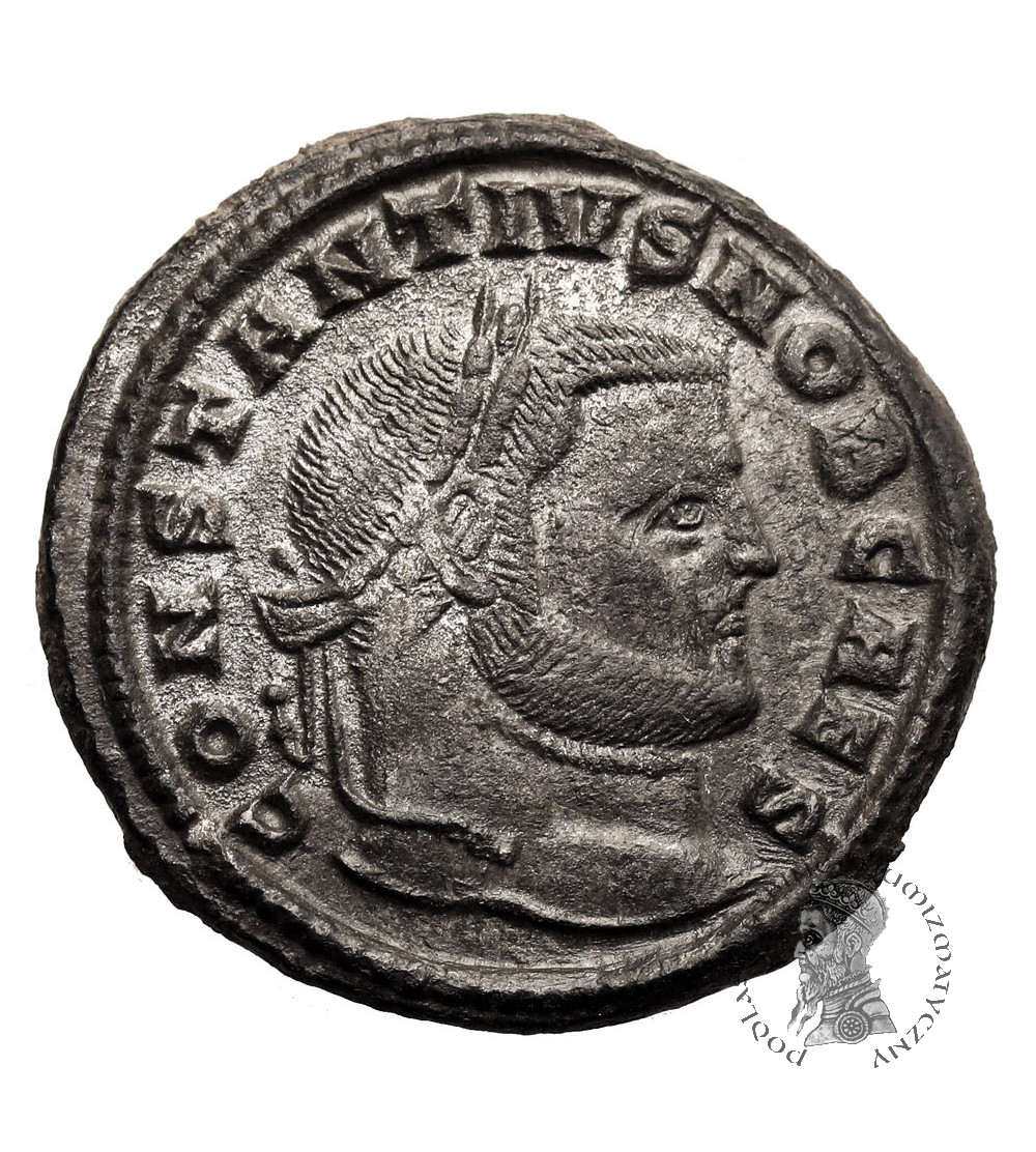 Cesarstwo Rzymskie. Konstancjusz I Chlorus, jako Cezar 293-305 AD. Follis (Nummus), 295 AD, Siscia, GENIO POPVLI ROMANI