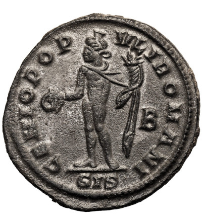 Roman Empire. Constantius I, Chlorus As Caesar, 293-305 AD. Follis (Nummus), 295 AD, Siscia mint, GENIO POPVLI ROMANI