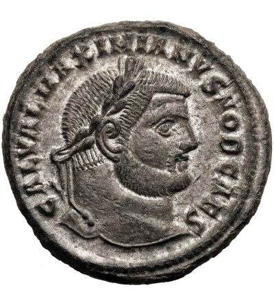Cesarstwo Rzymska. Galeriusz, 293-311 AD. Follis (Nummus), 297-298 AD, Heraclea, Genius - GENIO POPULI ROMANI