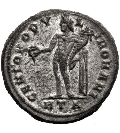 Roman Empire. Galerius, 293-311 AD. Follis (Nummus), 297-298 AD, Heraclea mint, Genius - GENIO POPULI ROMANI
