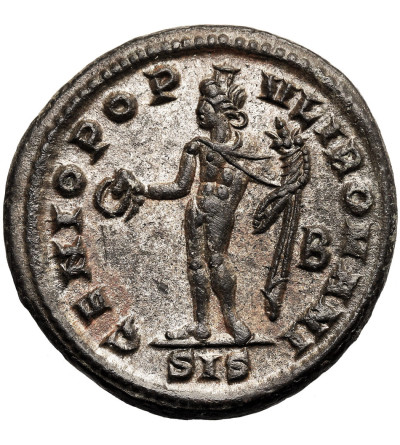 Roman Empire. Galerius, 293-311 AD. Follis (Nummus), 299 AD, Siscia Mint, Genius - GENIO POPULI ROMANI