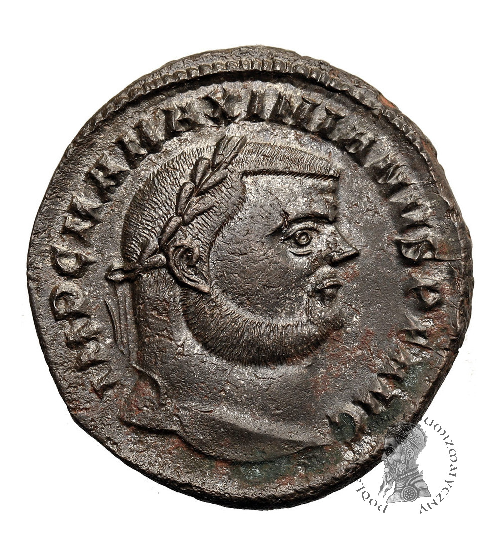 Roman Empire. Maximianus (Maximianus Herculius), first reign, 286-305 AD. Follis, 299-300 AD, Antioch - GENIO POPULI ROMANI