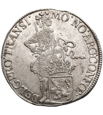 Netherlands, Provincie Overijssel (1581-1795). Zilveren Dukaat / Silver Ducat 1735, Kampen, mint mark heron