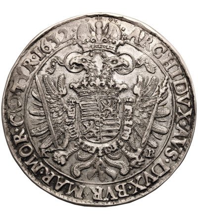 Hungary (Holy Roman Empire). Ferdinand II, 1618-1637. Thaler (Reichstaler) 1632 KB, Kremnitz Mint