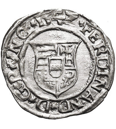 Węgry, Ferdynand I (1526-1564). Denar 1542 KB, Kremnica