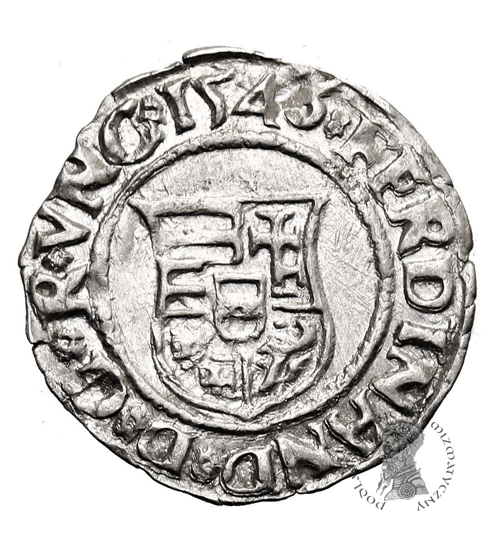 Hungary, Ferdinand I (1526–1564). Denar 1546 KB, Kremnica (Kremnitz)