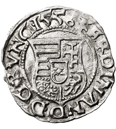 Hungary, Ferdinand I (1526–1564). Denar 1556 KB, Kremnica (Kremnitz)