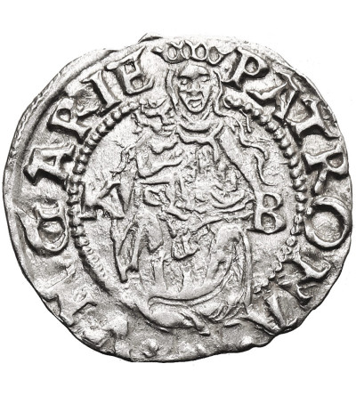 Węgry, Ferdynand I (1526-1564). Denar 1556 KB, Kremnica