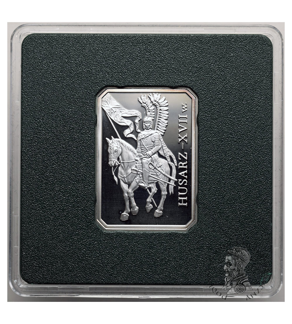 Polska. 10 złotych 2009, Husarz XVII w., Historia Kawalerii Polskiej - Proof