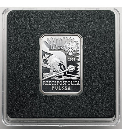 Polska. 10 złotych 2009, Husarz XVII w., Historia Kawalerii Polskiej - Proof