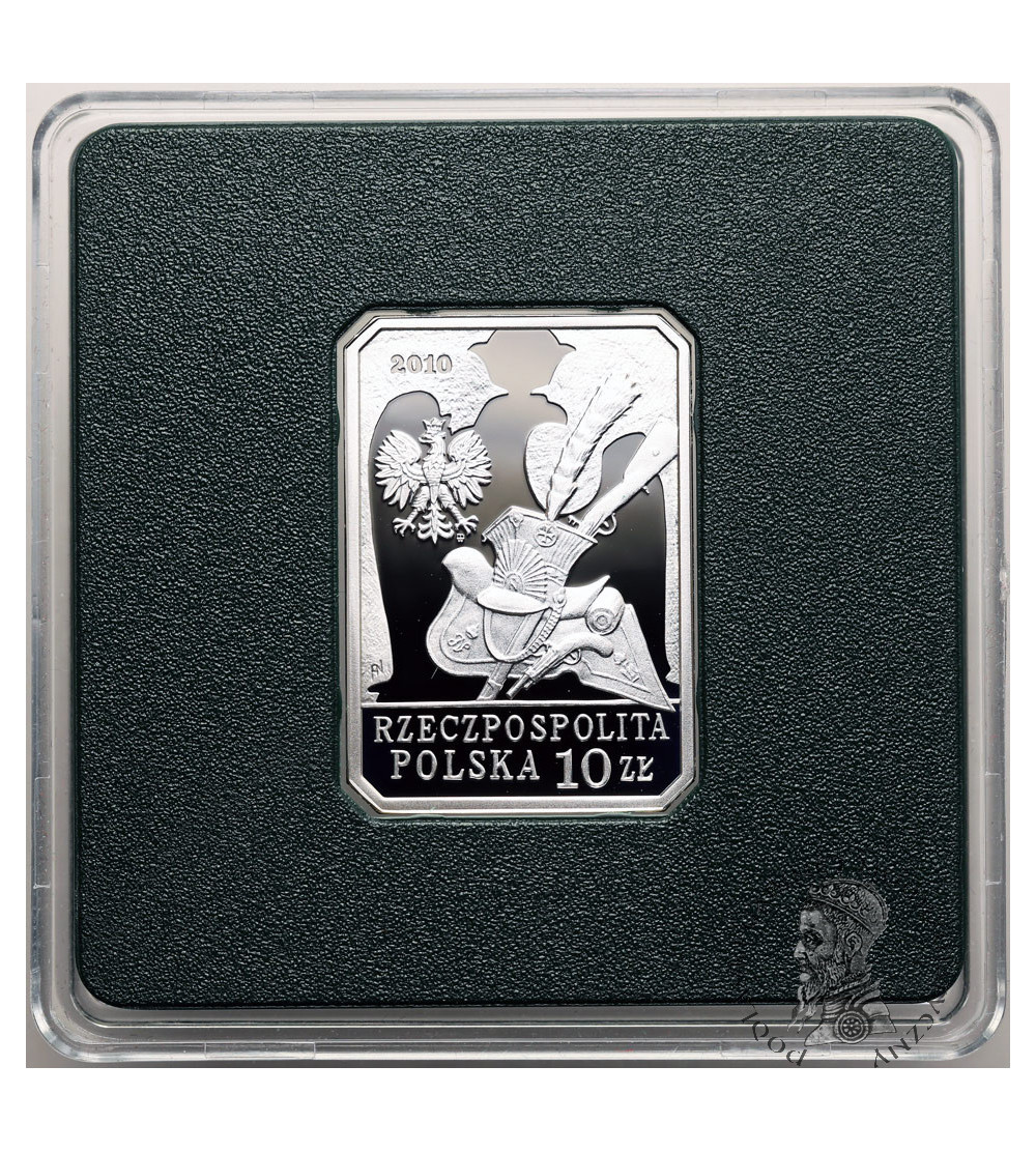 Poland. 10 złotys 2010, Light Cavalryman of Emperor Napoleon I’s Guard, History of the Polish Cavalry - Proof