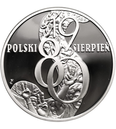 Polska. 10 złotych 2010, Polski Sierpień 1980, Polska Droga do Wolności - Proof