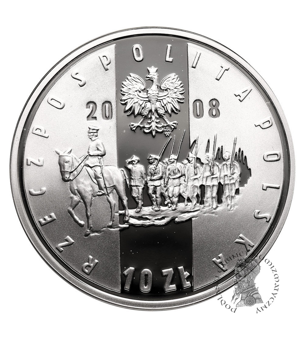 Polska. 10 złotych 2008, 90 Rocznica Powstania Wielkopolskiego - Proof