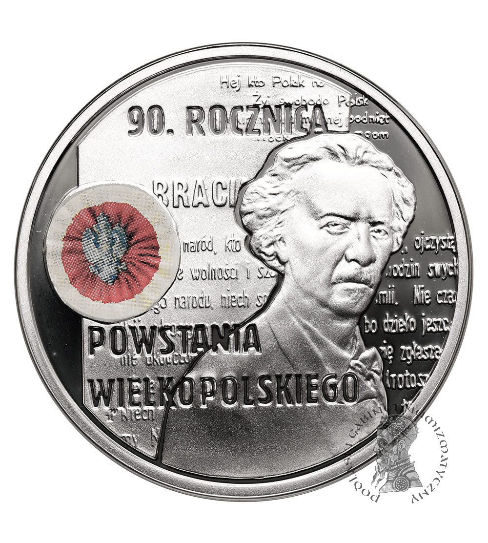 Poland. 10 Zlotys 2008, 90th Anniversary of the Greater Poland (Wielkopolska) Uprising - Proof