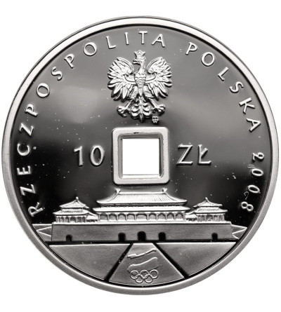 Poland. 10 Zlotys 2008, Polish Olympic Team, Beijing XXIX Summer Olympic Games - Proof
