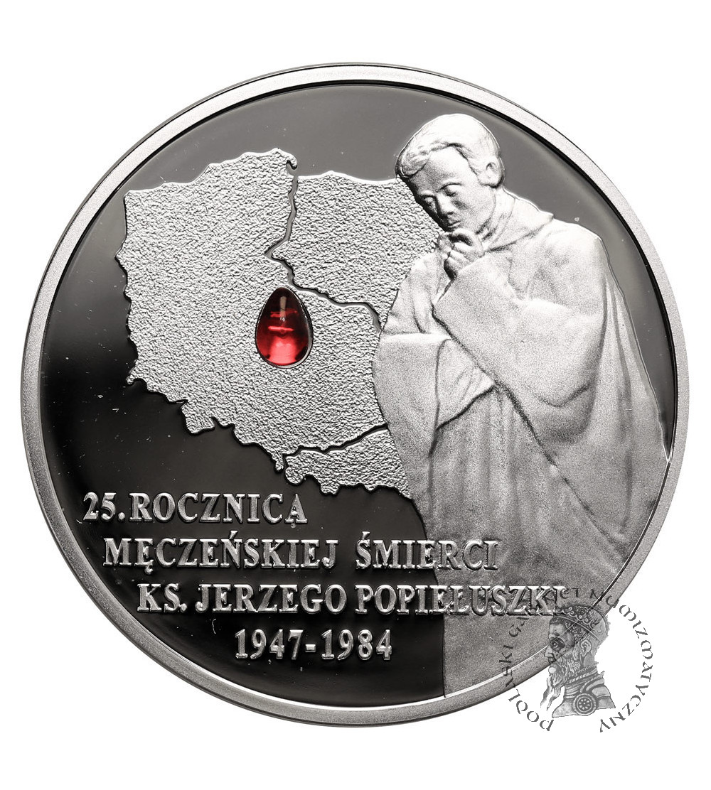Poland. 10 Zlotys 2009, 25th Anniversary of the Death of Father Jerzy Popiełuszko - Proof