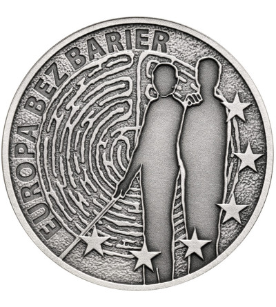 Poland. 10 Zlotys 2011, 100 years of the Society for the Care of the Blind / Europe without Barriers