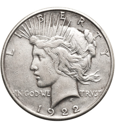 USA. Peace Dollar 1922 S, San Francisco