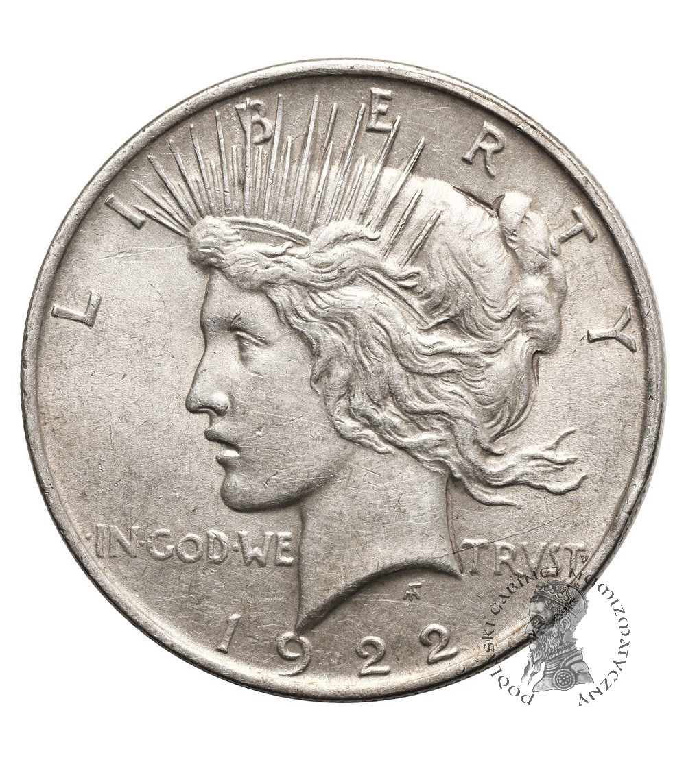 USA. Peace Dollar 1922, Philadelphia