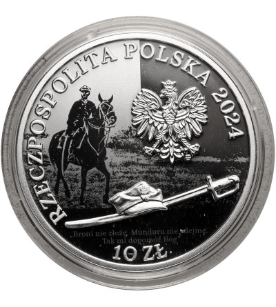 Poland. 10 Zlotys 2024, major Henryk Dobrzański "Hubal" - Proof
