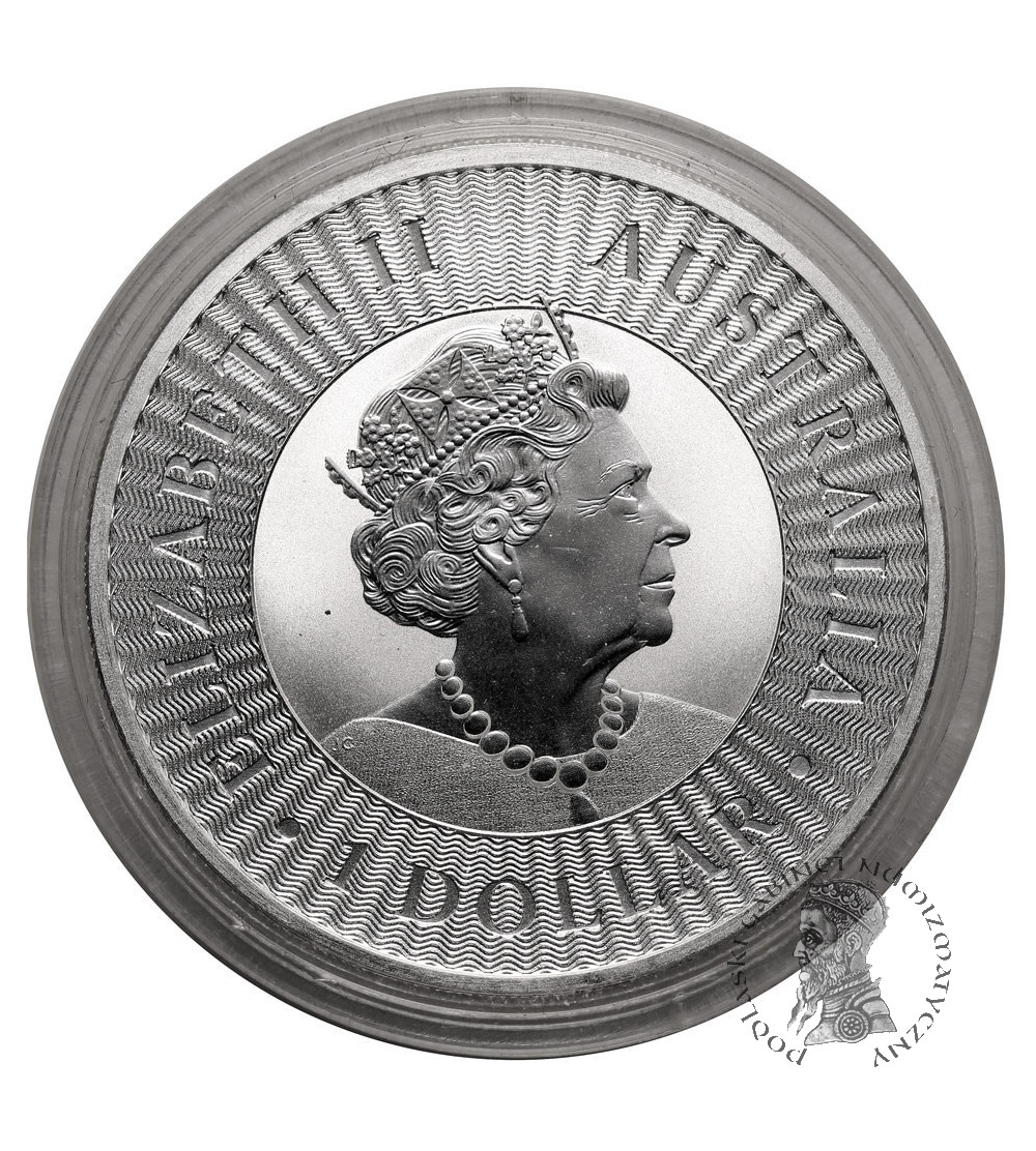 Australia, Elżbieta II (1952-2022). 1 dolar 2021, Kangur - 1 Oz .999