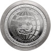 Liberia. 20 Dollars 2026, dove of peace - 1 Oz .999