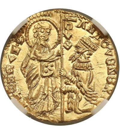 Italy, Venice (Venedig). Antonio Venier, 1382-1400. AV Ducat (Zecchino) no date - CCG MS 66 (Shakira Collection)