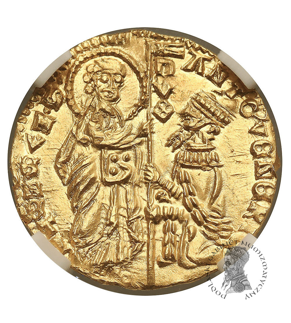 Italy, Venice (Venedig). Antonio Venier, 1382-1400. AV Ducat (Zecchino) no date - CCG MS 66 (Shakira Collection)