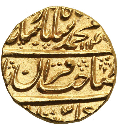 Indie. Imperium Wielkich Mogołów, Muhammad Shah, 1719-1748. Mohur, AH 114(6) rok 16 / 1735/1736 AD AD, Shahjahanabad (Dehl