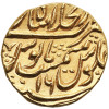 India. Mughal Empire. Muhammad Shah, 1719-1748 AD. Mohur, AH 114(6) year 16 / 1735/1736 AD, Shahjahanabad (Delhi) mint