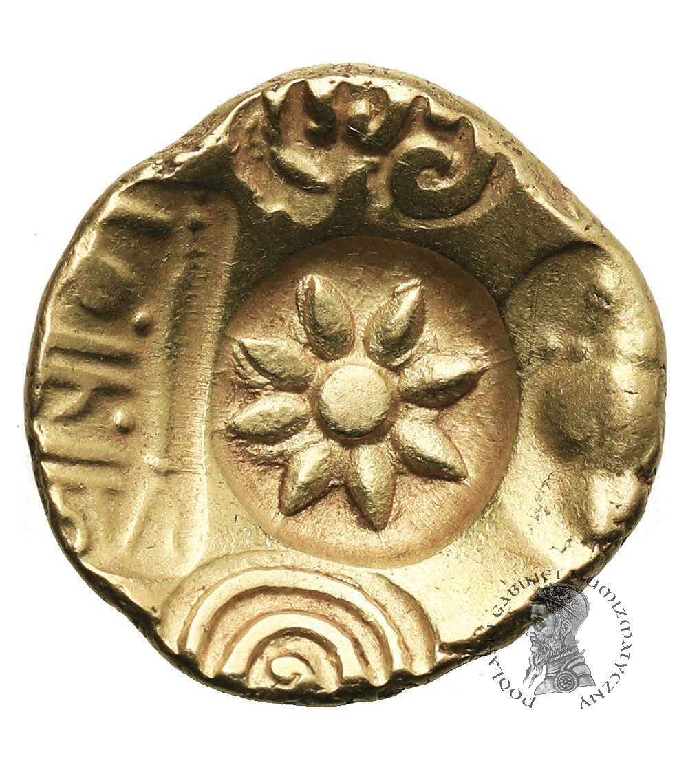 India, Yadavas of Devagiri. Ramachandra, 1270-1311 AD. Gold Stater (Asu or Padma Tanka) no date