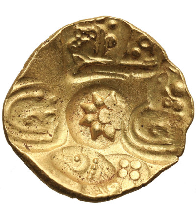 Indie, dynastia Seuna (Yadava) z Devagiri. Bhillama V, 1185-1193. Złoty Stater (Asu / Padma Tanka), bez daty