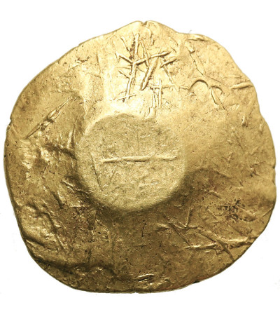India, Yadavas of Devagiri. Bhillama V, 1185-1193 AD. Gold Stater (Asu or Padma Tanka) no date