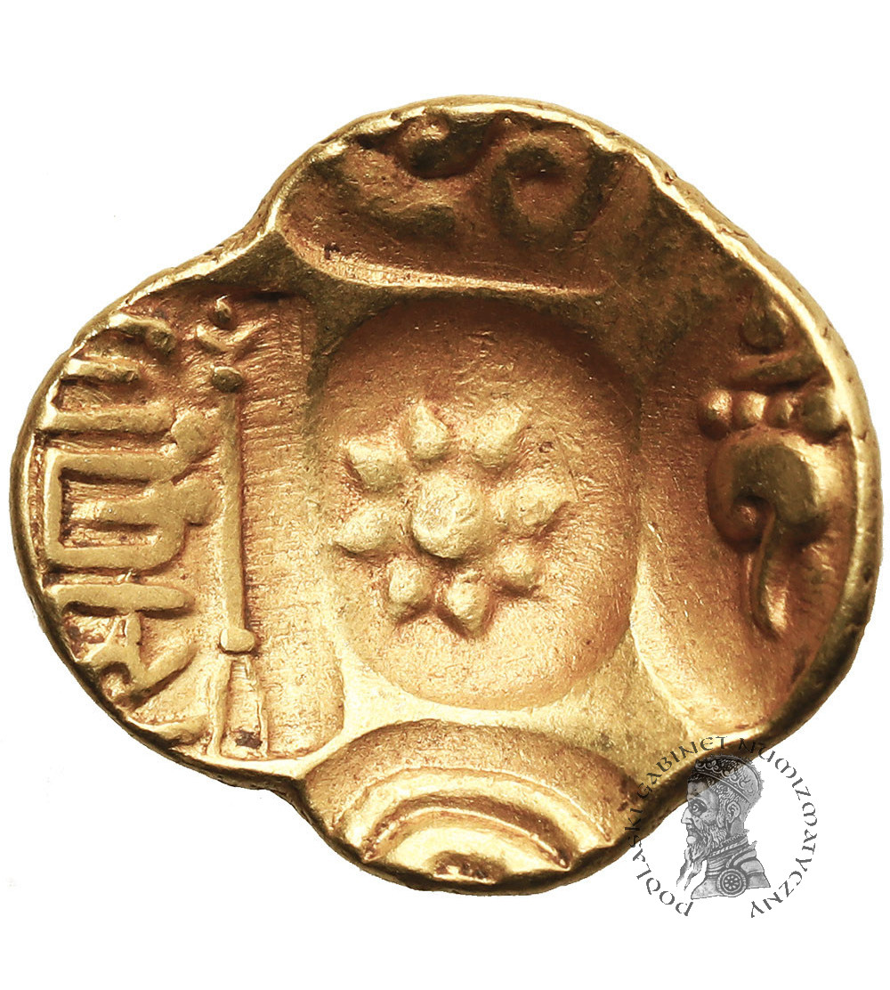 India, Yadavas of Devagiri. Singhana, 1200-1247 AD. Gold Stater (Asu or Padma Tanka) no date