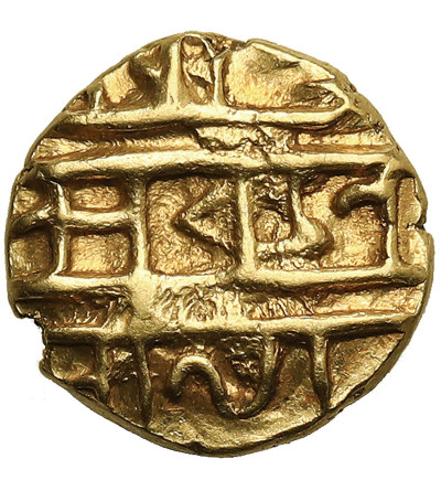 Indie - Królestwo Widźajanagaru. Achyuta Deva Raya, 1529-1542 AD. Złota 1/2 Pagoda, bez daty, Gandabherunda typ (dwugłowy orzeł)