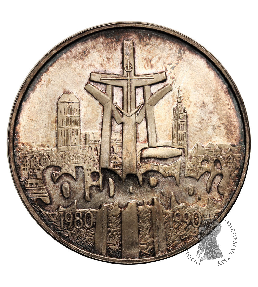 Polska. 100000 złotych 1990, Solidarność, typ A - patyna!!!
