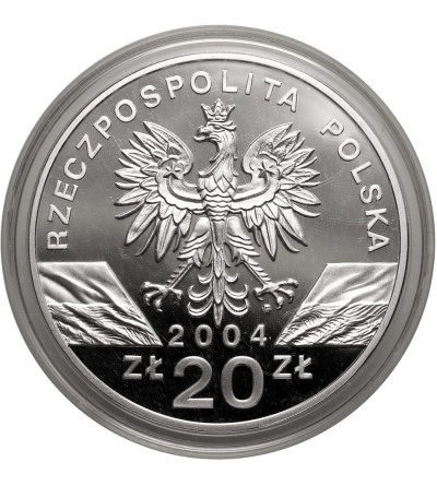 Poland. 20 Zlotys 2004, Porpoise (Phocoena phocoena) - Proof